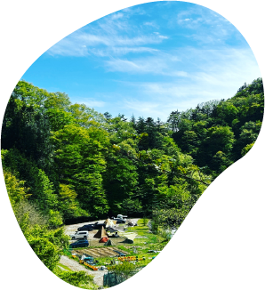 森の小さな秘密基地